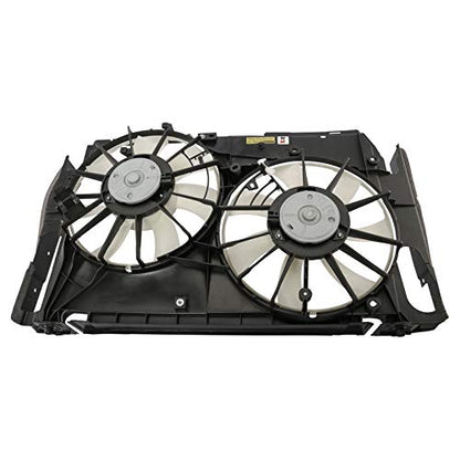 TRQ Radiator Dual Cooling Fan Assembly - style: RFA83474