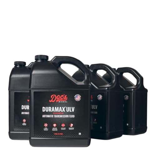 Doc’s Diesel DEXRON ULV High Mileage Full Synthetic Automatic Transmission Fluid, 4-Gallons - color: Dexron ULV, size: 4-Gallons