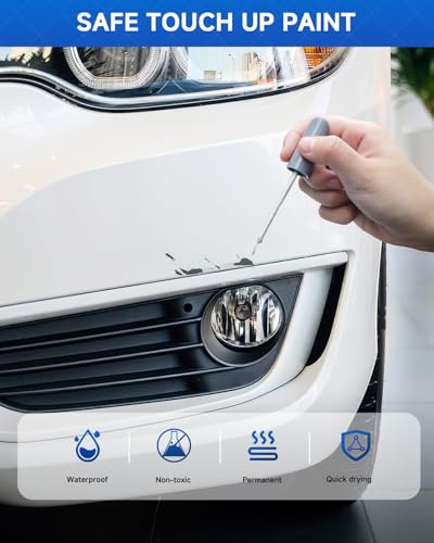 White Diamond Pearl GBN/WA800J Touch Up Paint Pen Compatible with GMC, 0.41 Fl Oz - color: White Diamond Pearl