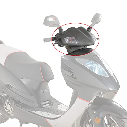Minho 125cc 150cc Chinese Scooter Body Panel Black Head Cover Fit for Chinese GY6 Scooter Jonway YY125T-12,JMstar Eagle Falcon,Roketa MC-04 Fiji,Roketa MC-03 Tahiti - style: Black Head Cover