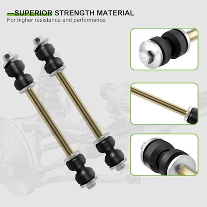 SCITOO 8pcs Suspension Kit Sway Bar Outer Inner Tie Rod Idler Pitman Arm 4 Grooves for Chevy Tahoe Silverado 1500 Suburban 1500 Avalanche 1500 for GMC Sierra 1500 Yukon for Cadillac Escalade