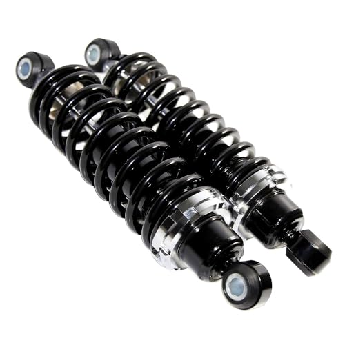 Rear Street Rod Coil Over Shock Black Coated Spring (Spring Rate 200Pound) - size: Spring Rate 200Pound