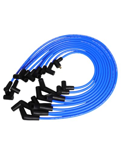 10PCs Ignition Spark Plug Wires Set 8MM Fit for Ford F150 Mustang 5.0L 5.8L