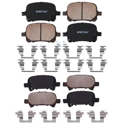 Detroit Axle - Brake Pads for 2000-2001 Toyota Camry, 2000-2004 Avalon - size: 4P280026/Kit