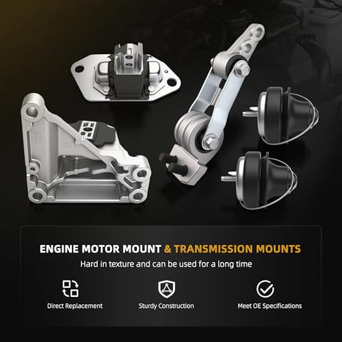 Engine Motor Mount Set, for Volvo S60 S80 V70 XC70 XC90 275 2.5T - style: for S60/S80/V70/XC70/XC90 2.5T 2001-2006