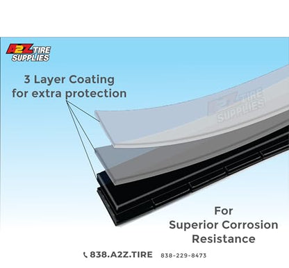 600 Pieces Black Adhesive Wheel Weight, 3 oz 50 Strips 1/4oz Each