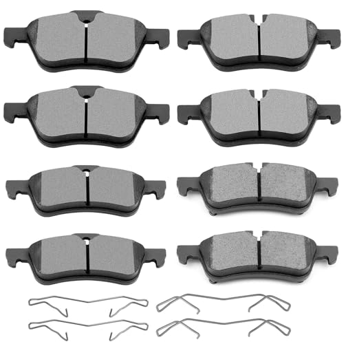 SCITOO 8pcs Front Rear Ceramic Brake Pads Kits For Mini For Cooper - size: Front D939 & Rear D1060