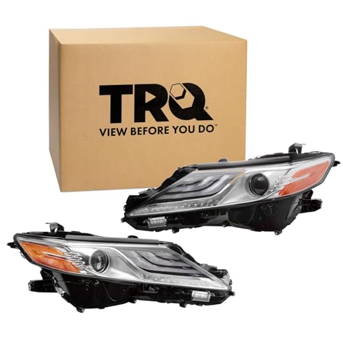 TRQ 2 Piece Headlight Assembly Set Driver & Passenger Side - style: HLA77057