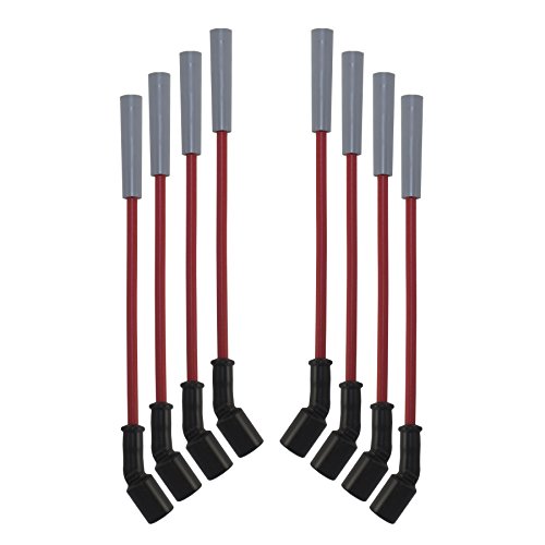 Hinson Red Truck/SUV Performance Spark Plug Wire Set for GM 4.8L 5.3L 6.0L 6.2L