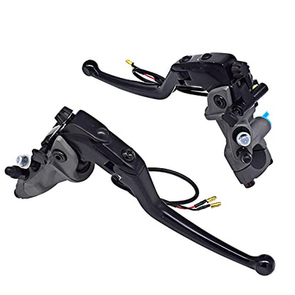 Feiteplus 7/8" Motorcycle Universal RCS19 CNC Hydraulic Brake Clutch Master Cylinder Reservoir Lever Upper Pump Cable Adjustable Handbrake