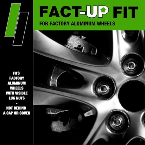 DPAccessories Lug Nuts Compatible with 2008-2016 Chrysler Town & Country | Chrome OEM Style | Factory Aluminum Wheels Only | Set of 20 Wheel Nuts | DCRTOW05F-CH/1 - color: Chrome, size: 2008-2016 Factory Wheels