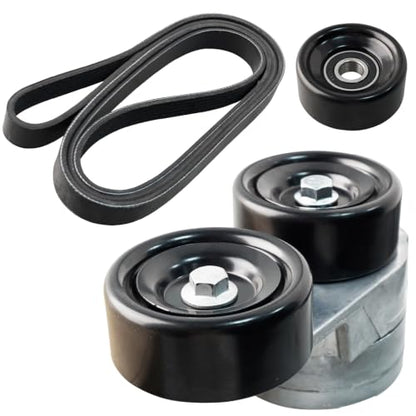 39142 Engine Belt Tensioner Serpentine Belt Drive Idler Pulley Kit - size: 90K-39142