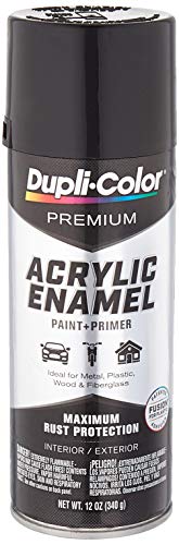 Dupli-Color EPAE100 Premium Acrylic Enamel Spray Paint - Gloss Black - 12 oz. Aerosol Can - color: Gloss Black