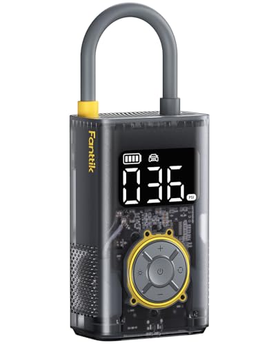 Fanttik X9 Pro Portable 1Min Fast Tire Inflator for Compact Car, Gray - color: Mechanical Gray