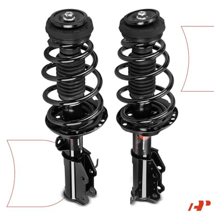 A-Premium Front Complete Strut Assemblies with Coil Springs, Set of 2