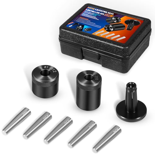 34720 Injector Seal Installer Kit Compatible with Ford, GM and Subaru Many Engines fit for Hitachi Bosch Continental Fuel Injectors Seals (8 PCS)