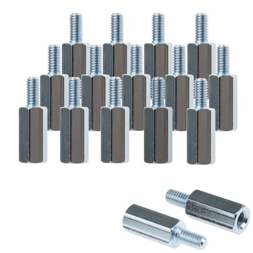Kado M4x14mm Hex Stainless Steel Standoff Spacer Screw Nut Bolt Set 16pcs - style: 16-Pack