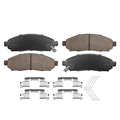 Detroit Axle - Brake Kit for 2005-2019 Nissan Frontier 2009-2012 Equator - size: 10PR1200102/kit