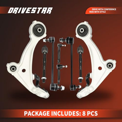 Front Lower Control Arms Ball Joints 8PCS for Nissan - size: CAK1052