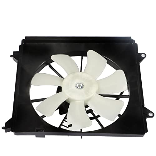 Silscvtt Radiator Cooling Fan Assembly Replacement for 2013-2017 Honda Accord EX EX-L LX