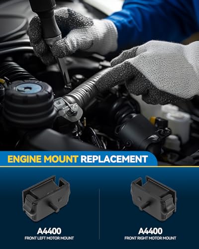 PHILTOP Set of 2 Engine Mounts for Mazda Miata 1990-1997 1999-2005 - size: for 1990-1993 Miata 1.6L