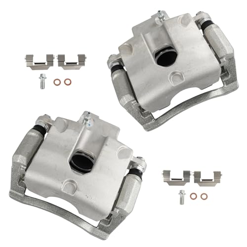 cciyu Rear Left & Right Disc Brake Calipers Assembly 18B5118 18B5119 - size: Rear[18B5118+18B5119]