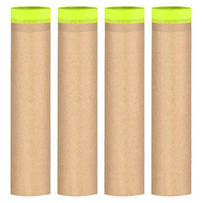 4 Pack Masking Paper, 20" X 200feet, Tape and Drape - style: 4 pack(20")