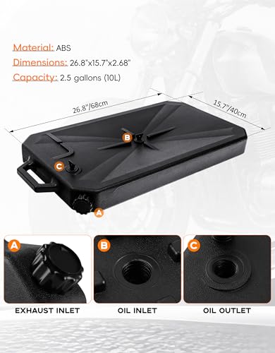 XMT-MOTO Universal Oil Drain Pan Fit for Honda/Yamaha/Suzuki Kawasaki - size: Fit for Harley