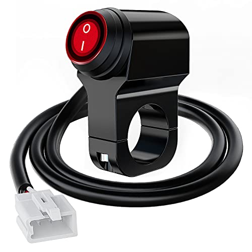 Nilight 7/8" Motorcycle Handlebar Switch Toggle Waterproof Button - color: Motorcycle Handlebar Switch