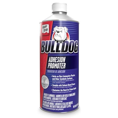 Klean-Strip Bulldog Adhesion Promoter for Plastic, Metal, and Aluminum - Quick Dry No Mix for Paint Prep Jobs - Fills 320 Grit Scratches - 1 Quart