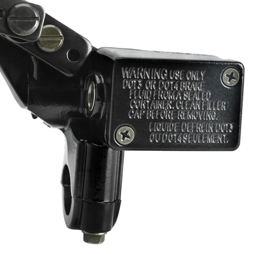 Twin Caliper Hydraulic Rear Brake Assembly with Master Cylinder & Lever for Rear Drive ATV Quad Trike