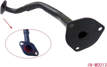 Complete Exhaust Muffler System with Pipe and Gasket for GY6 125cc 150cc Moped Scooter Go Kart Taotao Peace JCL Qingqi