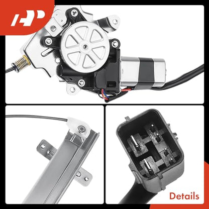 A-Premium Front Driver Side Power Window Regulator with Motor (6-Pin) - style: Front Driver Side (LH)