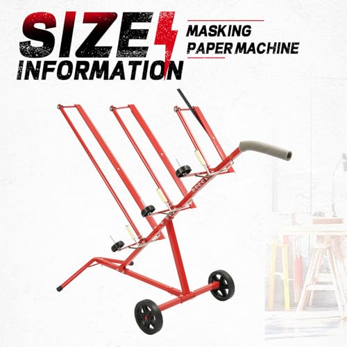 Triple Auto Body Masking Machine Masking Paper Machine Holds 12",