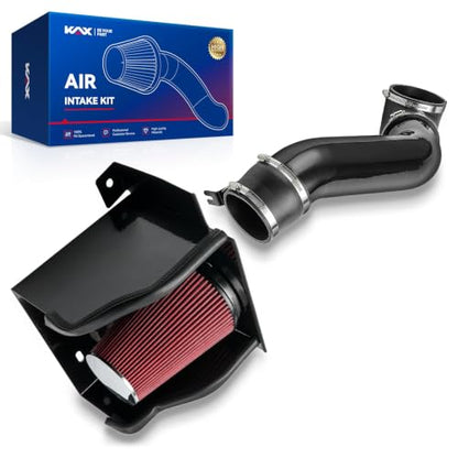 KAX 3.75" Cold Air Intake Kit for 2003-2009 Hummer H2 - color: Red, size: 2003-2009 Hummer H2