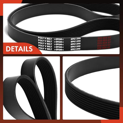 A-Premium Serpentine Belt 8-Rib 54.72 In