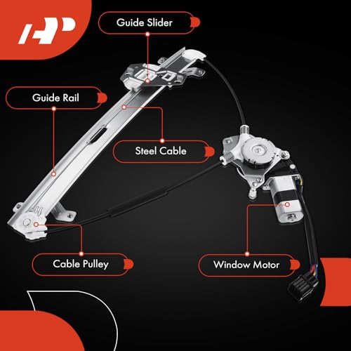 A-Premium Front Driver Side Power Window Regulator with Motor (6-Pin) - style: Front Driver Side (LH)