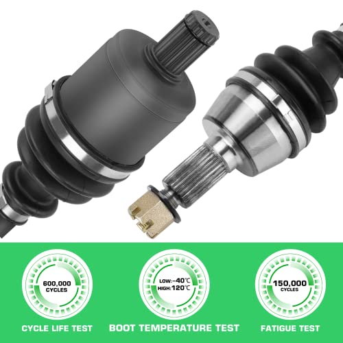Youxmoto Front CV Axle for Polaris 2013-2019 Ranger 900 XP/Crew; 2017-2020 Ranger XP 1000 (NON ABS/diesel/MUD); 2010-2014 RZR S 800/RZR 4 800; 2014-2015 Ranger 900 Crew; Drive Half Shaft, For 1332637 - size: 1*Front Axle