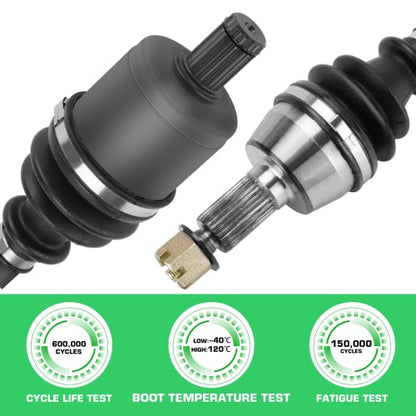 Youxmoto Front CV Axle for Polaris 2013-2019 Ranger 900 XP/Crew; 2017-2020 Ranger XP 1000 (NON ABS/diesel/MUD); 2010-2014 RZR S 800/RZR 4 800; 2014-2015 Ranger 900 Crew; Drive Half Shaft, For 1332637 - size: 1*Front Axle
