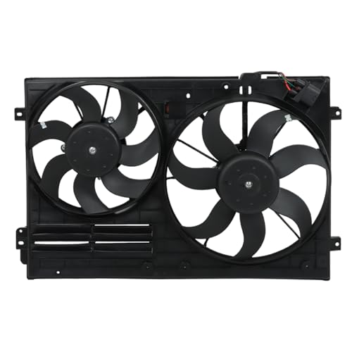 WFLNHB Dual Radiator Cooling Fan Replacement for Audi A3 Jetta CC Beetle