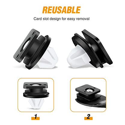 GOOACC 20Pcs A-Pillar Trim Hardware Windshield Moulding Retaining Clips - color: 20Pcs A-Pillar Clips