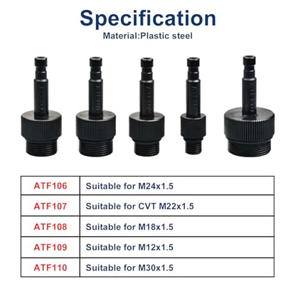 3 Liters Fluid Transfer Pump Tool with 13pcs ATF Adapters - color: blue
