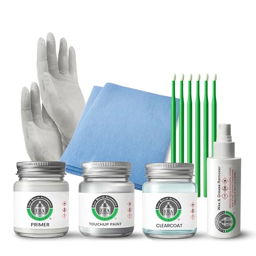 ERA Paints - PSC/JSC - Billet Metallic for JEEP Exact OEM Color Match Automotive Touch Up Paint for Cars - Scratch & Chip Repair for Metal & Plastic - Pro Kit - Made in USA - style: Touch Up Jar/Clr/Primr/PrepKit