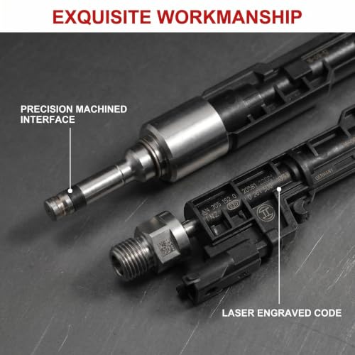 4Pcs Fuel Injectors Fit for 2011-2016 3.0L BMW 135i, 135is, 335i, 535i GT, 535i xDrive, 740Li xDrive, ActiveHybrid 5/7, X1 X3 X5 X6 xDrive35i, 13647597870