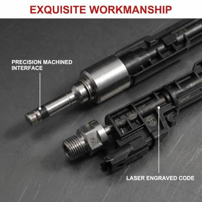 4Pcs Fuel Injectors Fit for 2011-2016 3.0L BMW 135i, 135is, 335i, 535i GT, 535i xDrive, 740Li xDrive, ActiveHybrid 5/7, X1 X3 X5 X6 xDrive35i, 13647597870