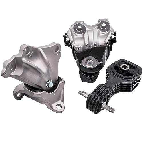 maXpeedingrods 3PCS Engine Motor & Trans Mount Set Kit for Honda Civic - size: for Honda Civic L4 1.8L 2012 -2013