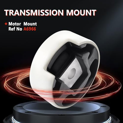 Engine Motor and Transmission Mount Kit Compatible with Q3 2015-2018 2.0L L4 &Volkswagen Tiguan 2009-2017 2.0L L4 & Tiguan Limited 2018 2.0L L4 Turbocharged OE:A6966 9920 9816 A6960HY 9705