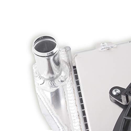 3Rows Radiator+Shroud+Fan Radiator For 82-92 Che vy Camaro Firebird - size: 80