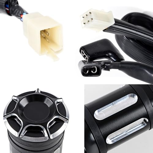 Chrome 1" Handlebar Switches Levers Grips for 1996-2012 Harley
