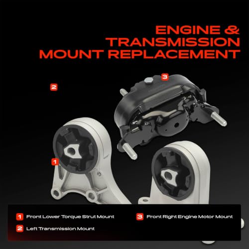 A-Premium Engine Motor Mount and Transmission Mount Kit, Set of 3